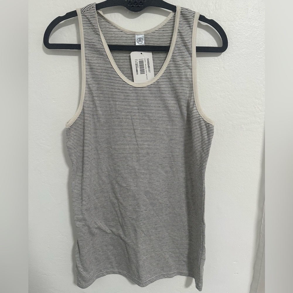 Alternative Apparel Striped Tank Top Women’s Medium Sleeveless